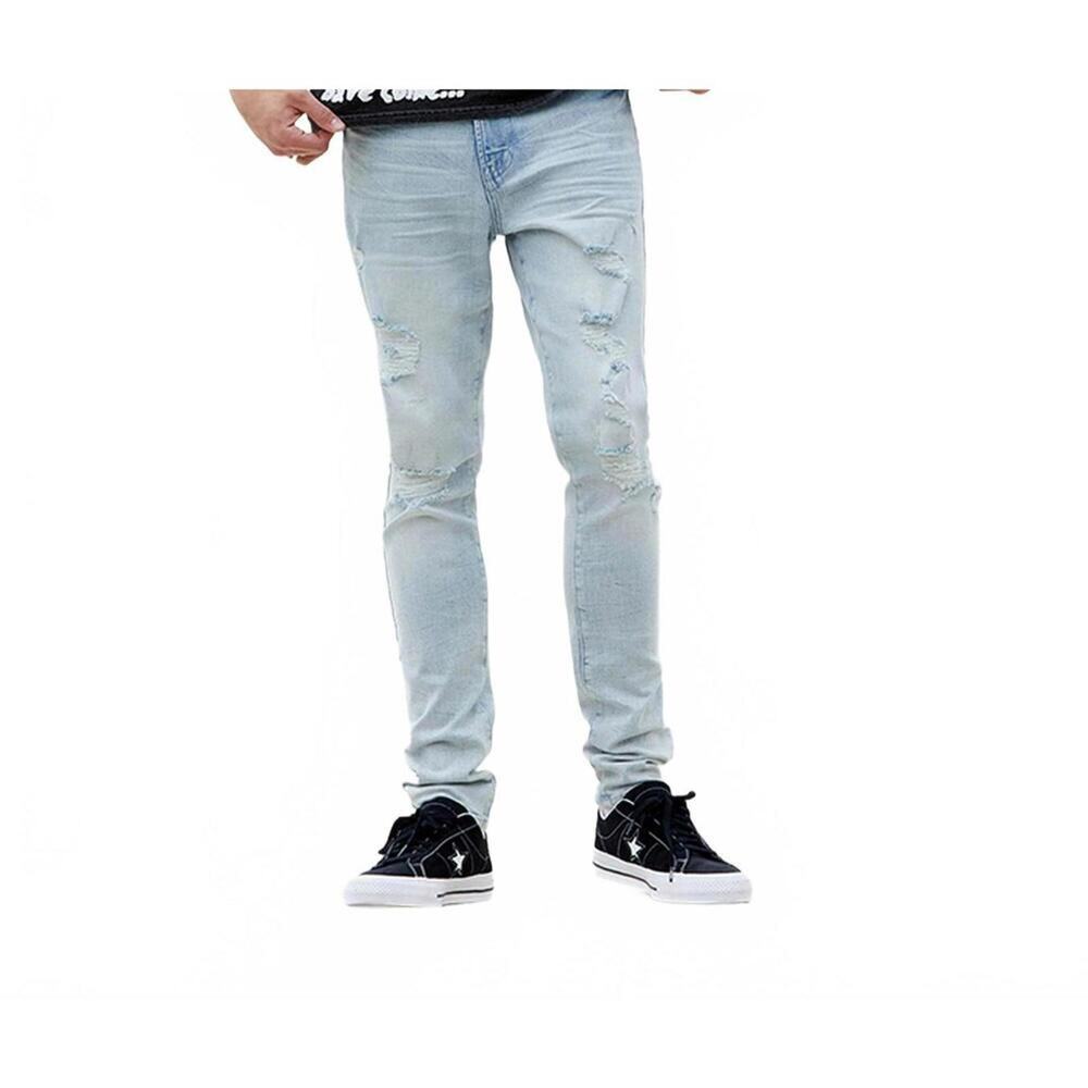 NWOT PacSun Eco Comfort Stretch Indigo Stacked Skinny Jeans-29x32